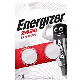 CR2430 Energizer 3V Lithium batteri 2 stk